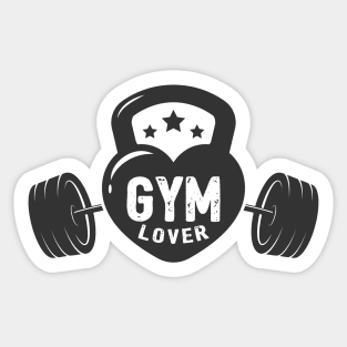 Gym lover Sticker